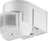 Goobay 95175 Infrarot Bewegungsmelder mit 180° PIR-Sensor für LED Außenleuchte Aufputz Wandmontage Melder, 12 m, Weiß