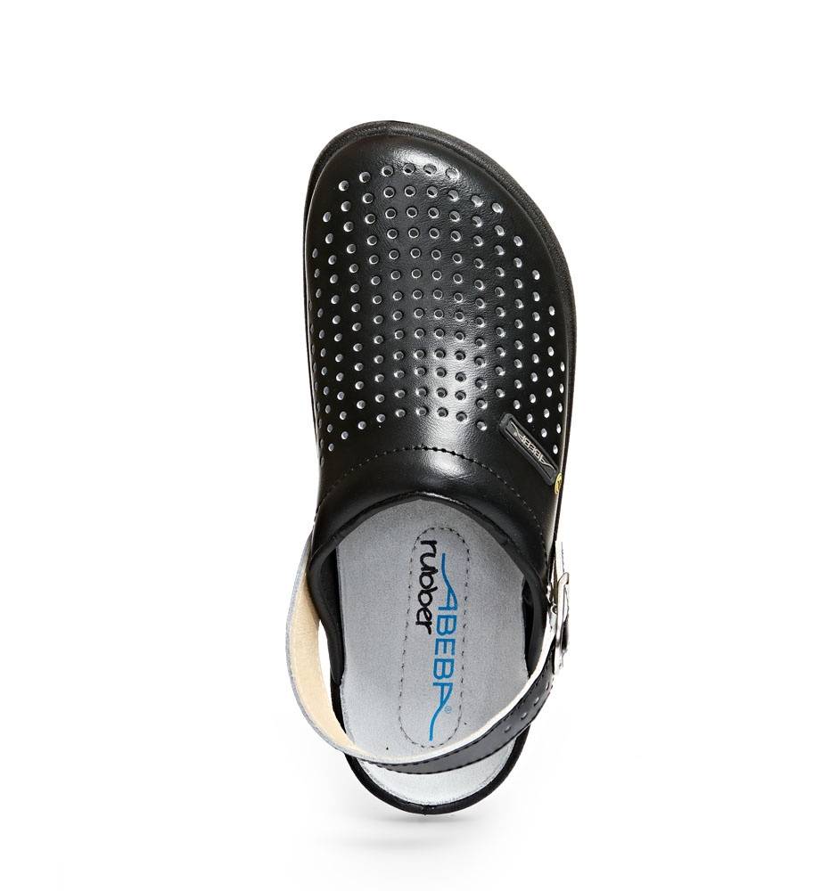 ESD-Clog Rubber, schwarz, Gr.46-2