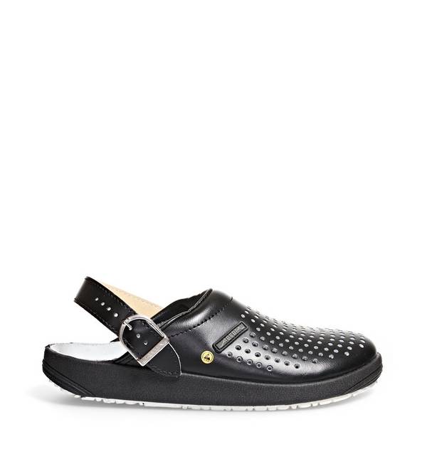 ESD-Clog Rubber, schwarz, Gr.47