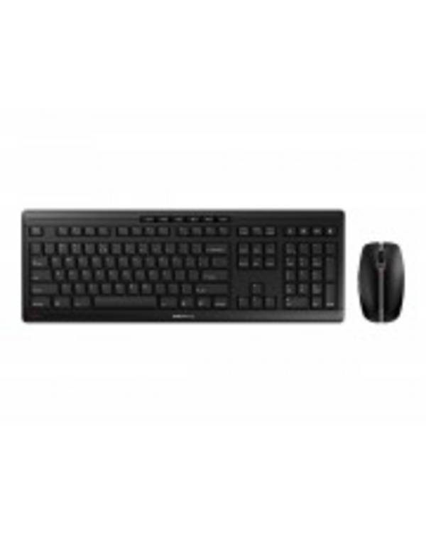 Cherry STREAM DESKTOP RECHARGE Tastatur-und-Maus-Set kabellos 2,4 GHz QWERTY US mit Euro-Symbol Tastenschalter: CHERRY