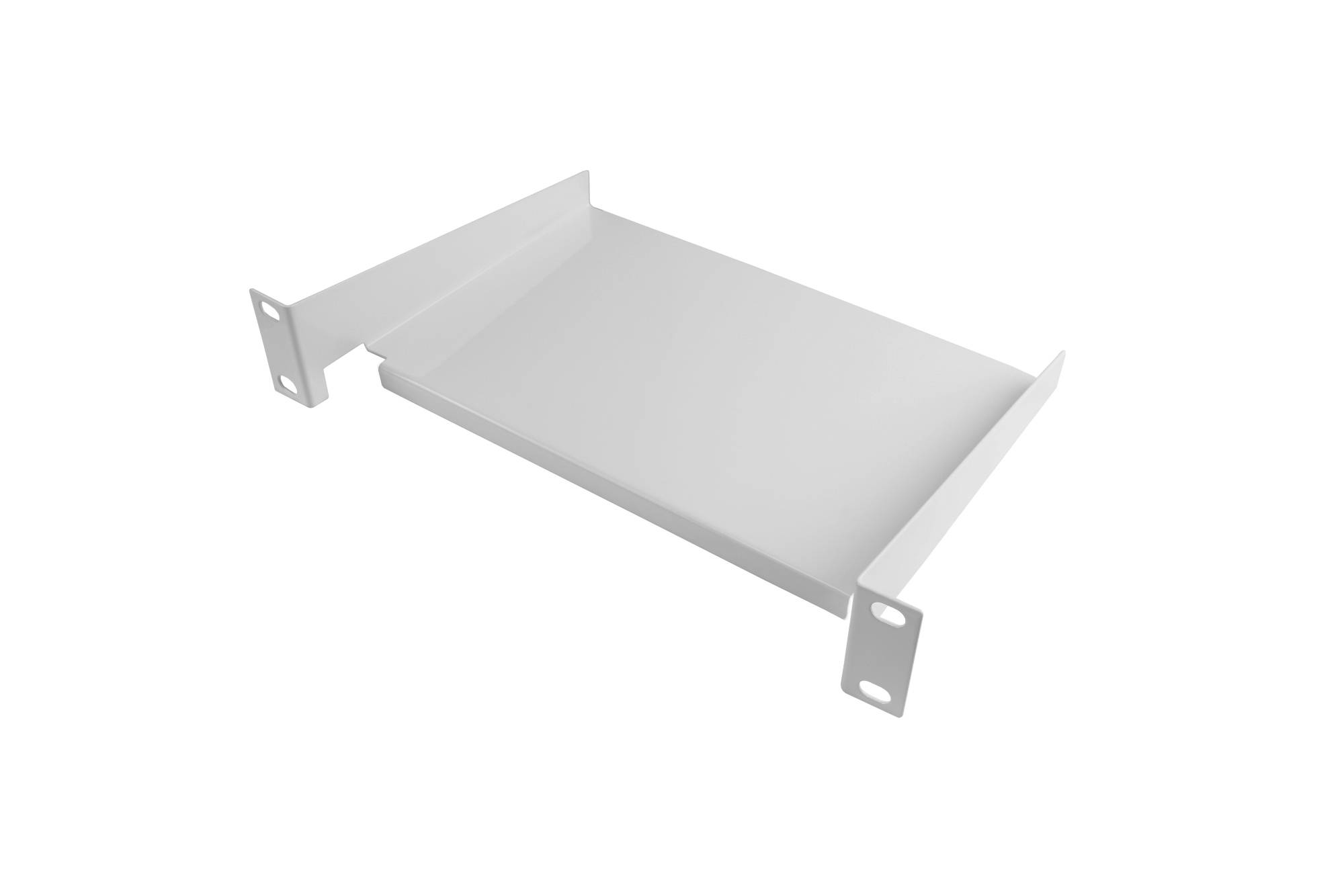 10" Fachboden, Befestigung vorne, Einbautiefe 160 mm, reinweiß (RAL9010), Good Connections®-0