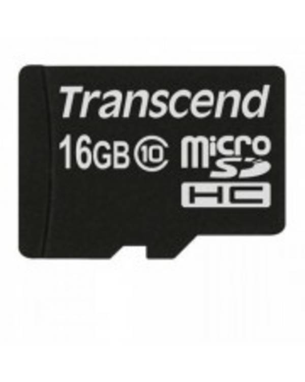 Transcend Flash-Speicherkarte 16 GB Class 10 microSDHC