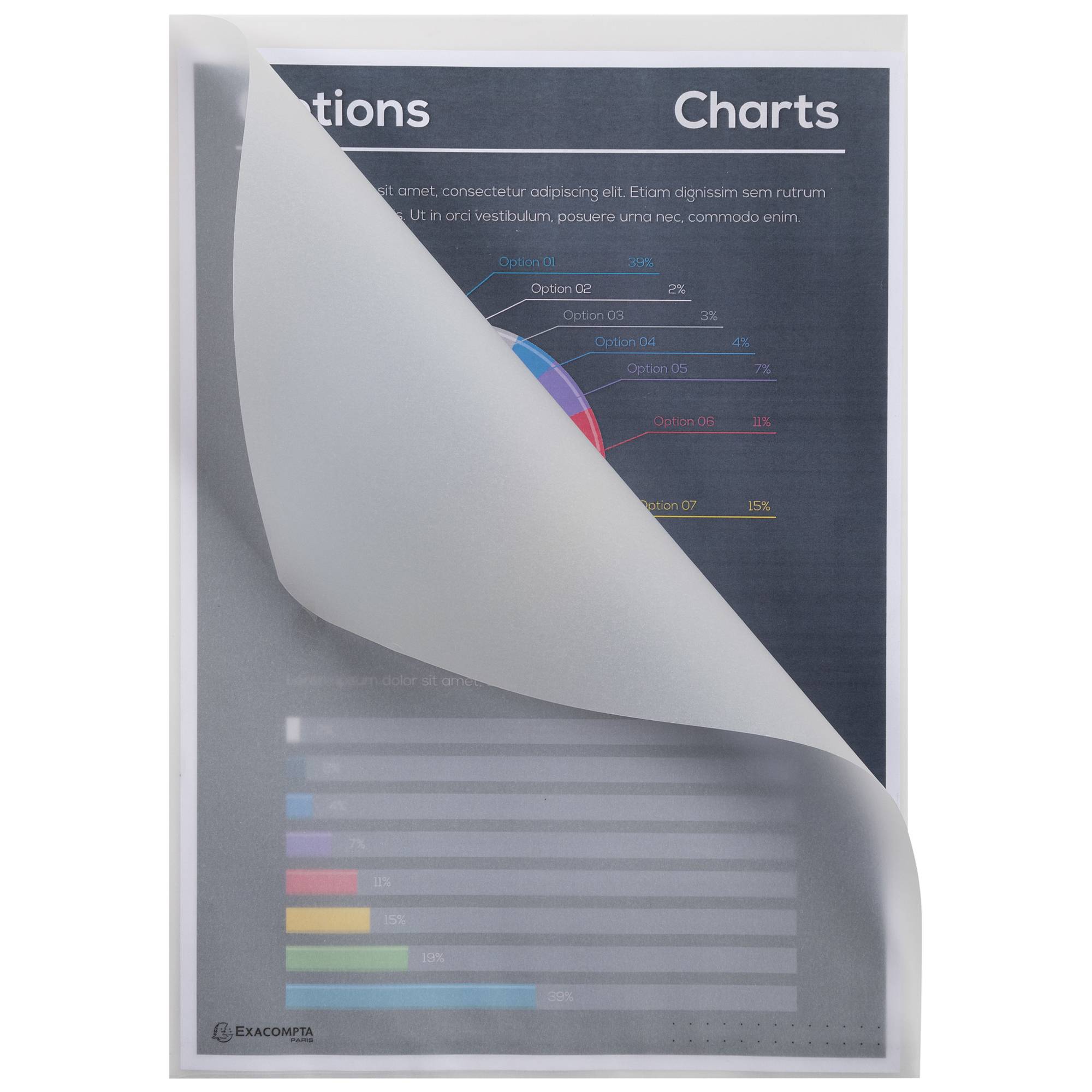Aktensichthülle Papier A4 110g transparent 50St./Pack.-1