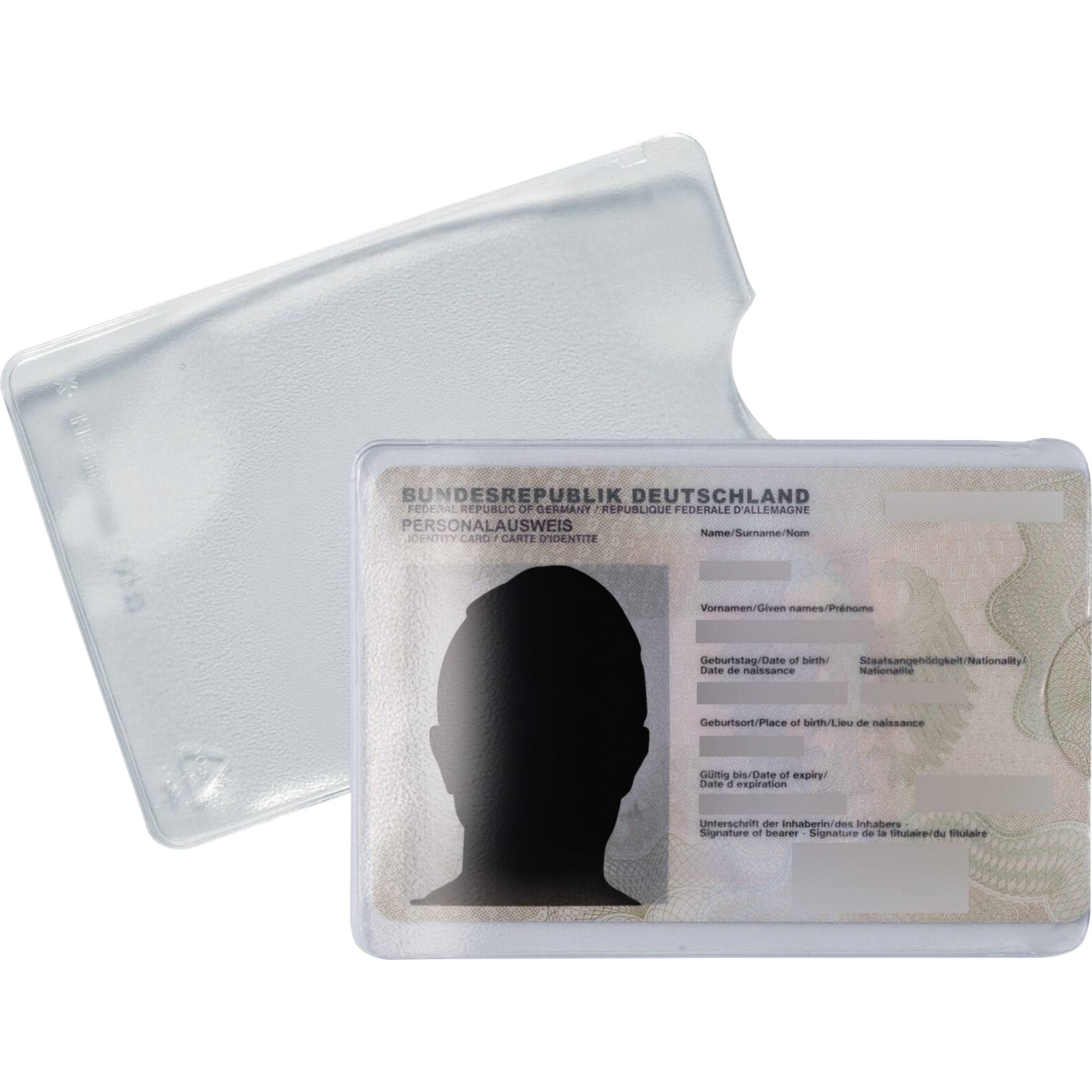 Ausweishülle 58x87mm PP tr 25 St./Pack.-3