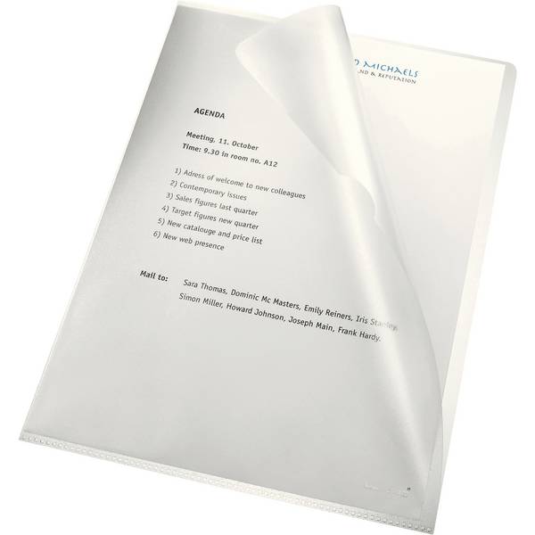 Sichthülle A4 80mic PP farblos 100 St.