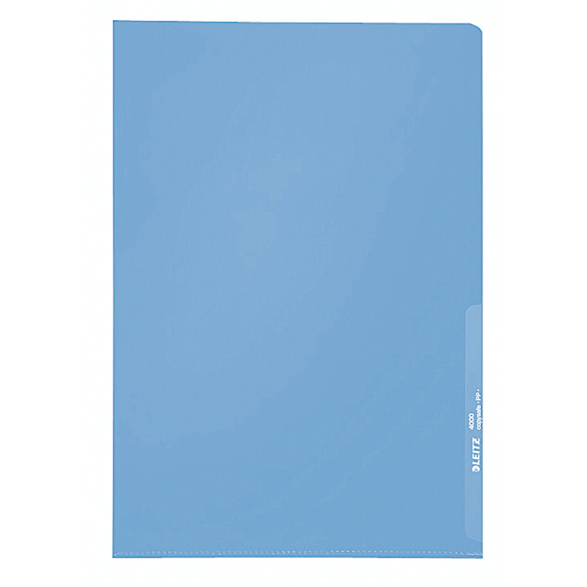 Sichthülle A4 0,13mm PP blau 100 St./Pack.-0