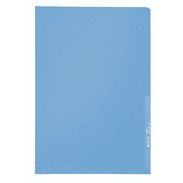 Sichthülle A4 0,13mm PP blau 100 St./Pack.