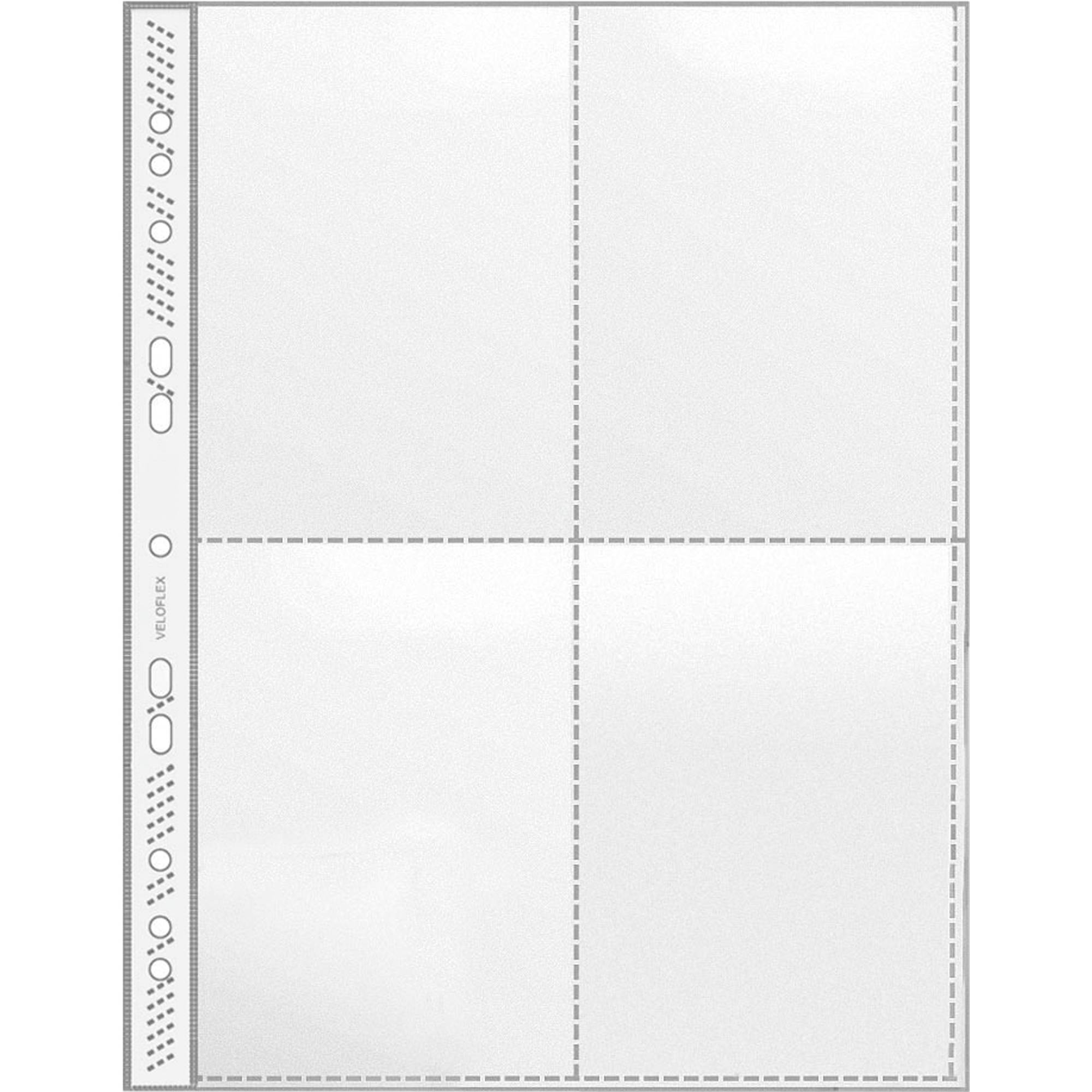 Sammelhülle 242x310mm 4xA6 hoch tr 100 St./Pa-0