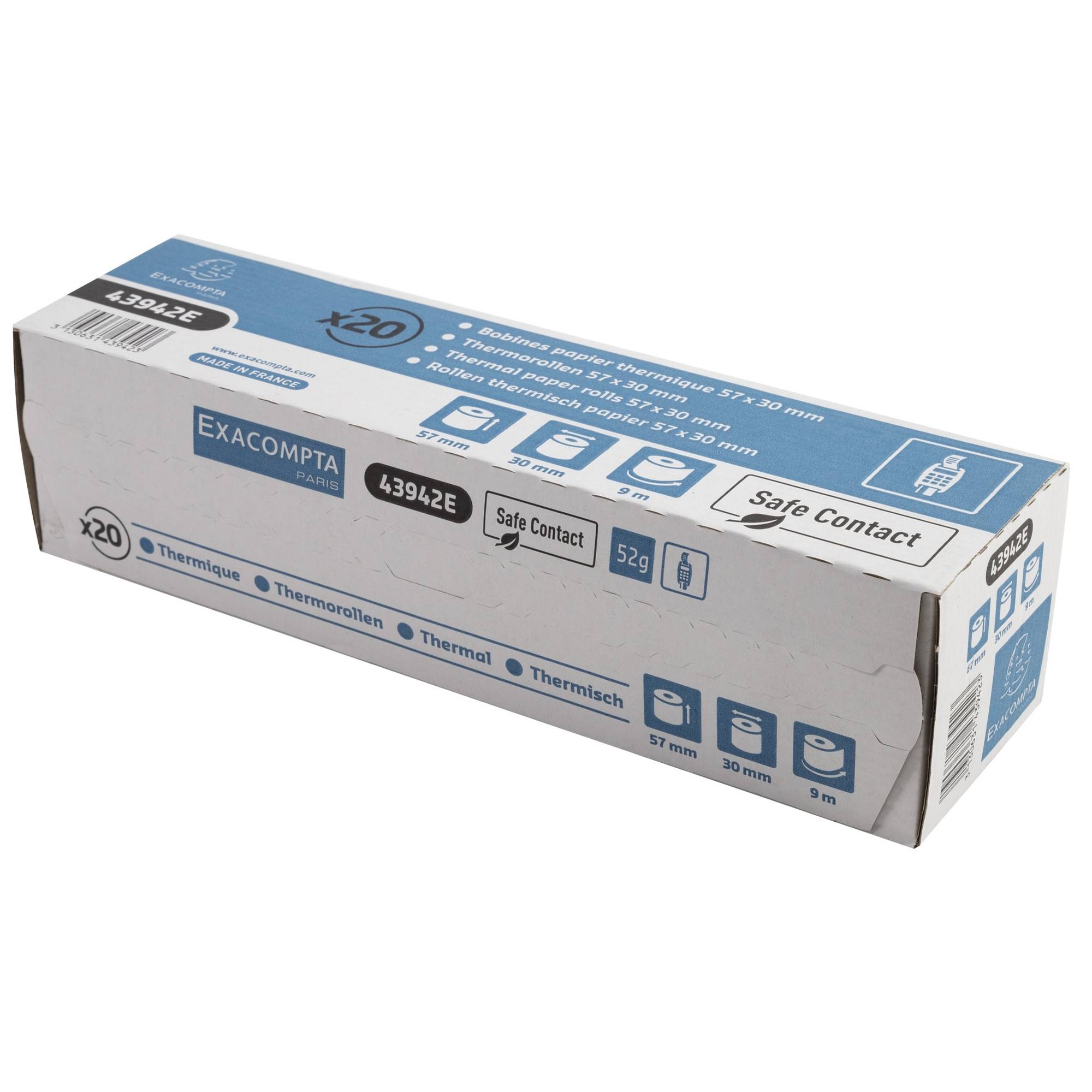 Thermorolle SafeContact 57mmx9m 20 St./Pack.-0