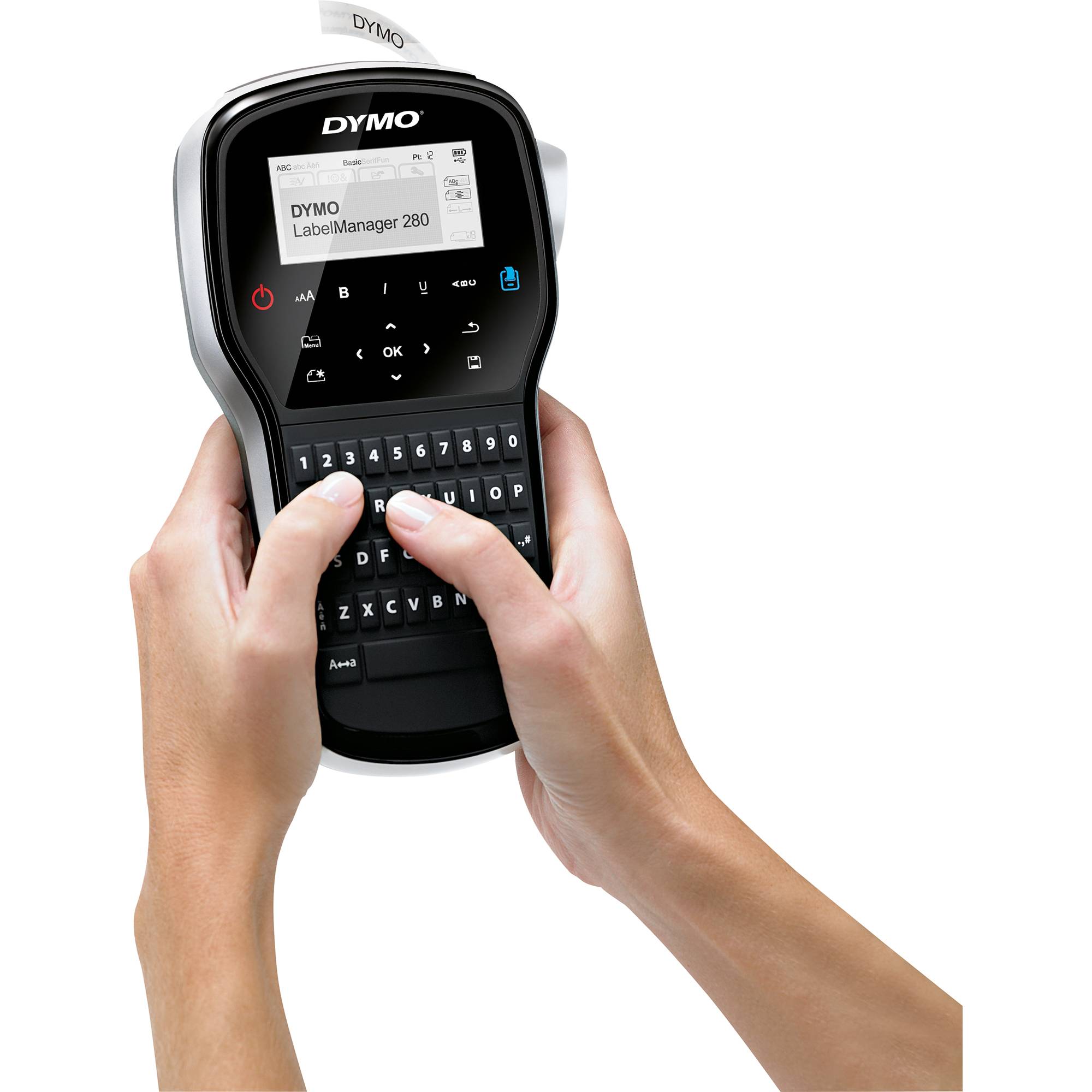 DYMO LabelManager 280 Beschriftungsgerät Geeignet für Schriftband: D1 6 mm, 9 mm, 12 mm-3