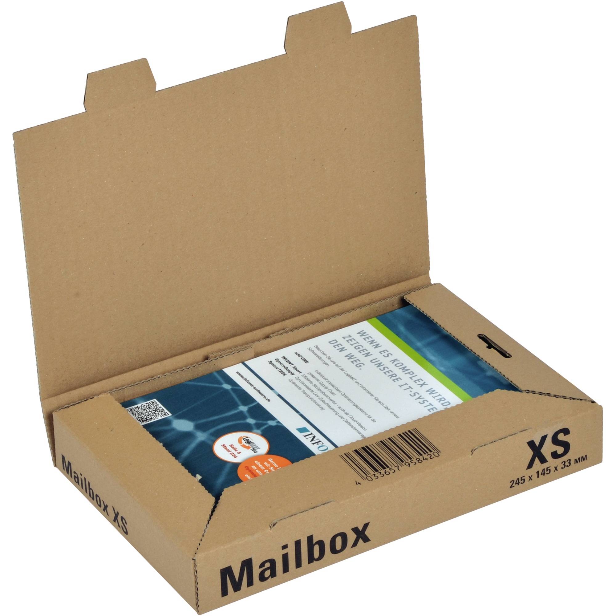 Versandkarton Mailbox XS braun