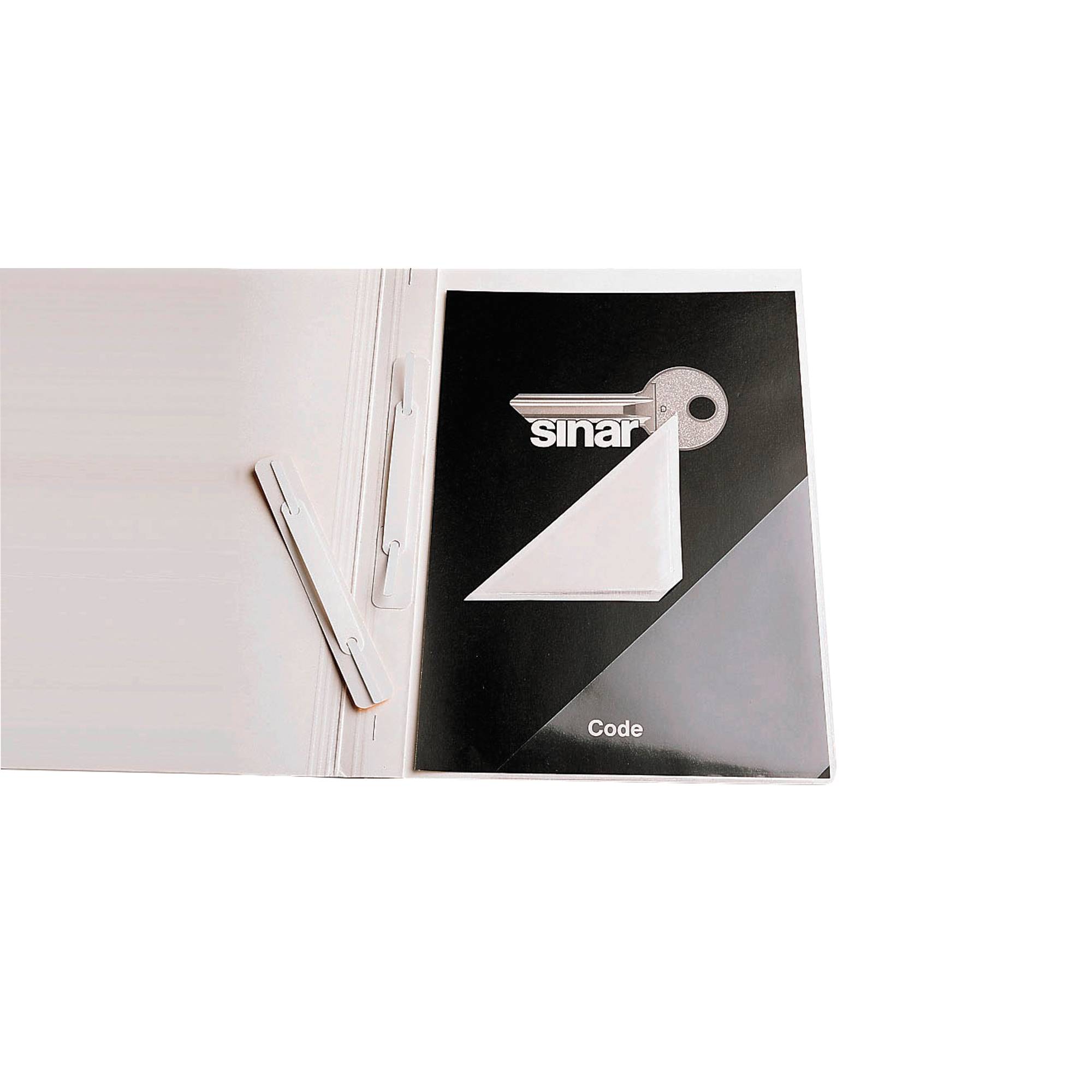 Abheftstreifen 150x20mm sk PP ws 100 St./Pack.-1