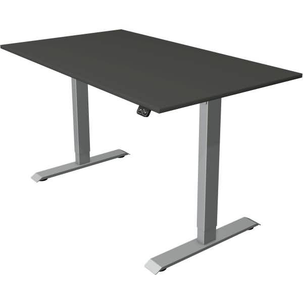 Sitz-/Stehtisch Move 1 elektr. höhenverstellbar bis 123cm BxT 140x80cm anthrazit/silber-0