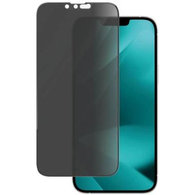 PanzerGlass Bildschirmschutz für Handy ultra-wide fit Glas mit Sichtschutzfilter Rahmenfarbe schwarz Apple iPhone 13