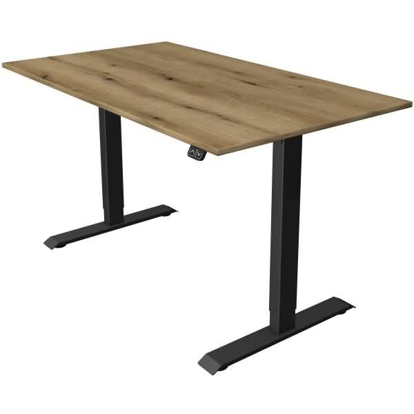 Sitz-/Stehtisch Move 1 elektr. höhenverstellbar BxTxH 140x80 -123cm eiche/anthrazit-0