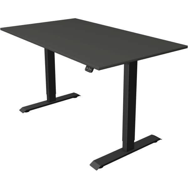 Sitz-/Stehtisch Move 1 elektr. höhenverstellbar BxTxH 140x80 -123cm anthrazit/anthrazit