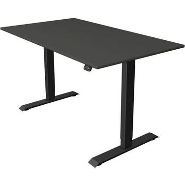 Sitz-/Stehtisch Move 1 elektr. höhenverstellbar BxTxH 140x80 -123cm anthrazit/anthrazit