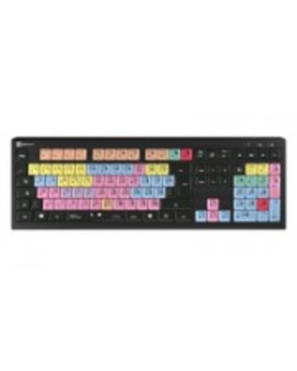 Logickeyboard ASTRA 2 - Volle Größe (100%) - Kabelgebunden - USB - Scherenschalter - Schwarz - TL: Französisch, AZERTY