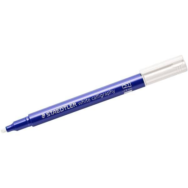 Layoutmarker 8325 Metallic calligraphy ca. 2,8mm weiß-1