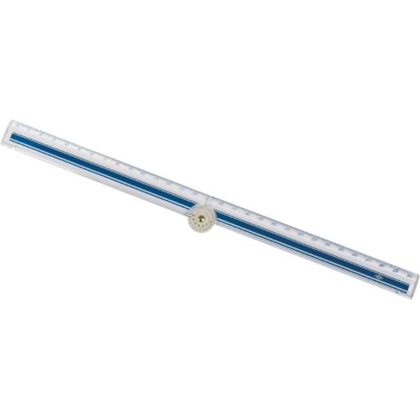WEDO Lineal 30cm/15cm faltbar, Kunststoff transparent-1