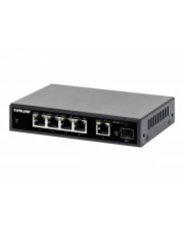 Intellinet 5-Port Gigabit PoE+ Switch 1SFP91W 1 Gbps Power over Ethernet