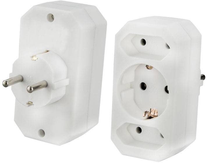 E+P Elektrik Dreifach-Kombistecker EA 9-0