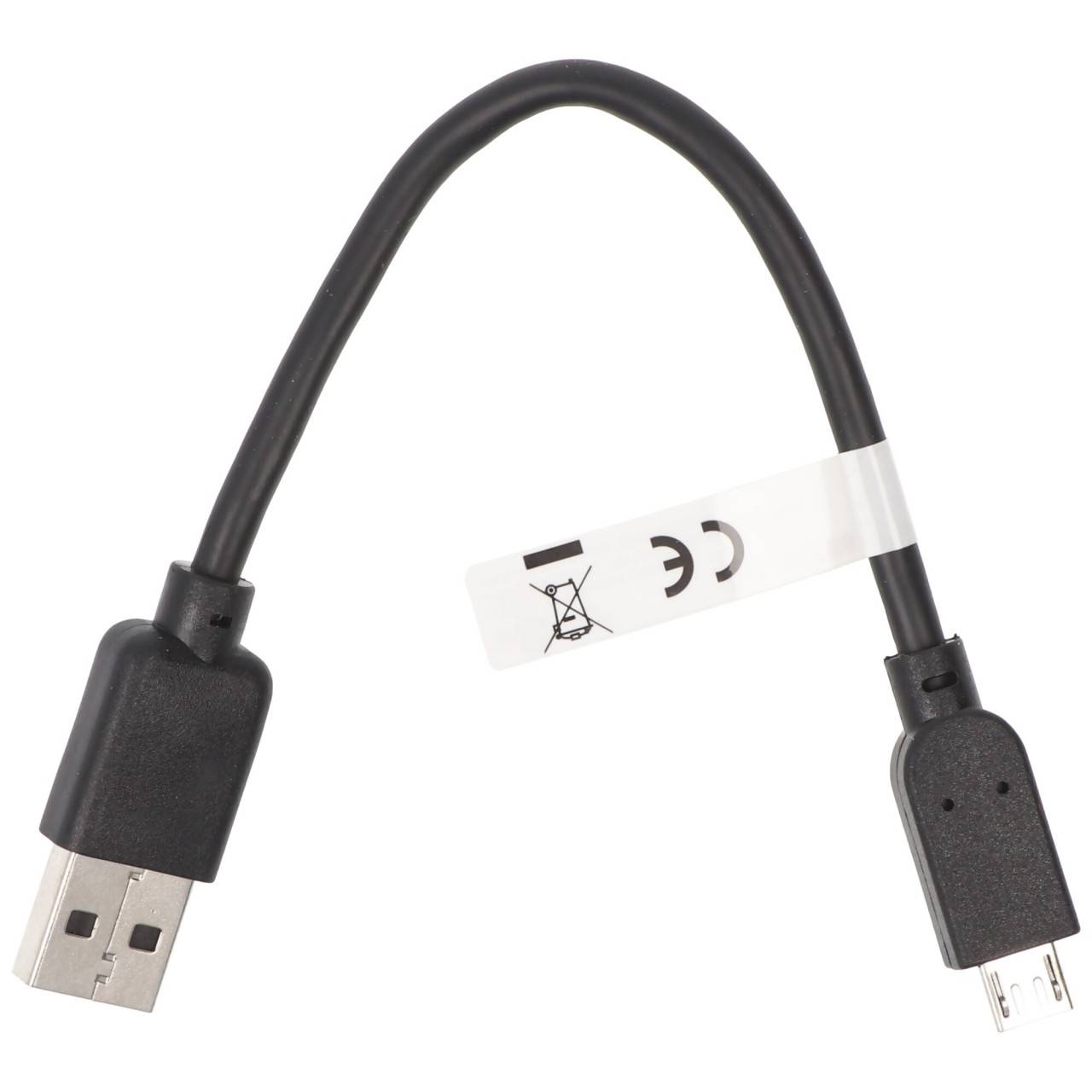 USB 2.0 Hi-Speed Kabel A Stecker auf micro B Stecker, 15cm-3