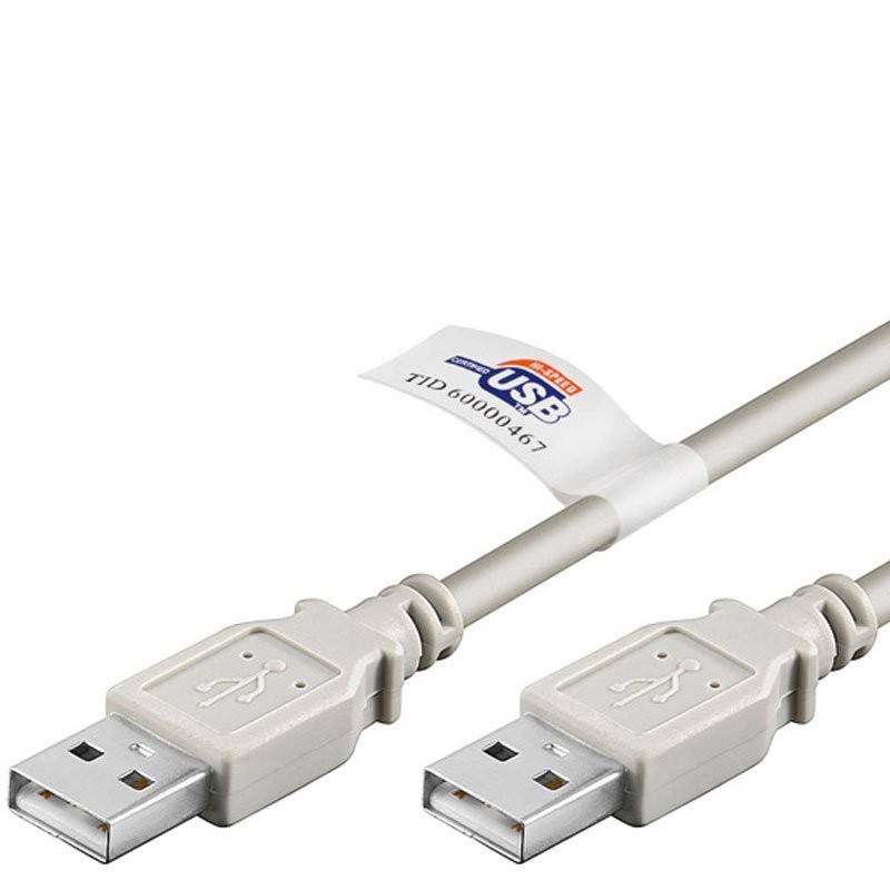 USB 2.0 Hi-Speed Kabel mit A Stecker auf A Stecker-0