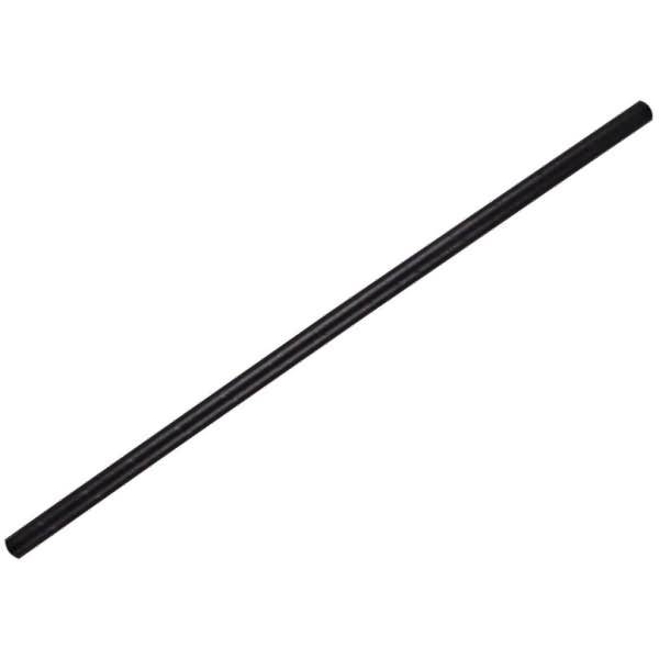 Papiertrinkhalme Bio Jumbo 8x250mm schwarz VE=100 Stück-0