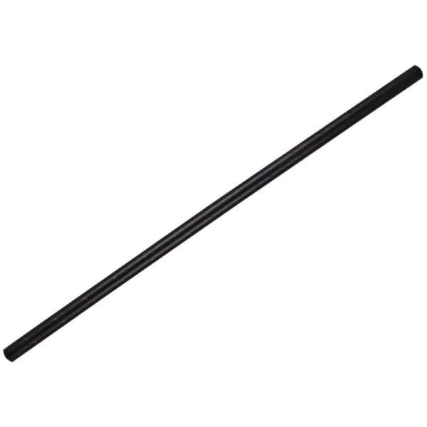 Papiertrinkhalme Bio Jumbo 8x250mm schwarz VE=100 Stück
