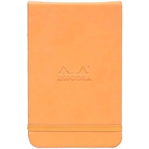 Notizblock Webnotepad A6 9x14cm 96 Blatt 90g liniert orange