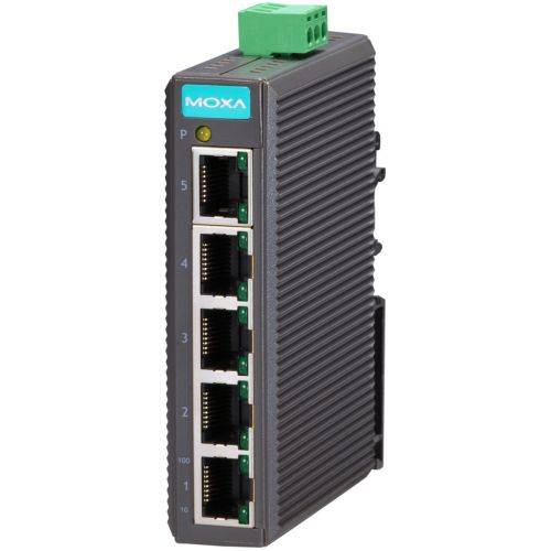 MOXA Unmanaged Industrial Ethernet Switch, 5 Port, EDS-205 (19006001)-1