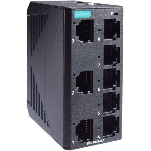 8-Port-Ethernet-Switch (unmanaged) 10 / 100BaseT (X) -Anschlüssen, 12/24/48 Stromeingang & Kun-0