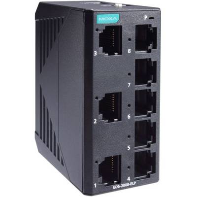 8-Port-Ethernet-Switch (unmanaged) 10 / 100BaseT (X) -Anschlüssen, 12/24/48 Stromeingang & Kun-0