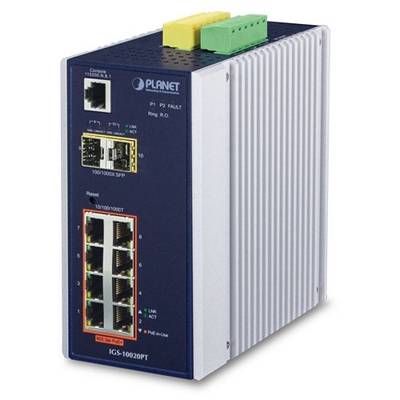 Planet IGS-10020PT - Switch - managed - 8 x 10/100/1000 (PoE)
