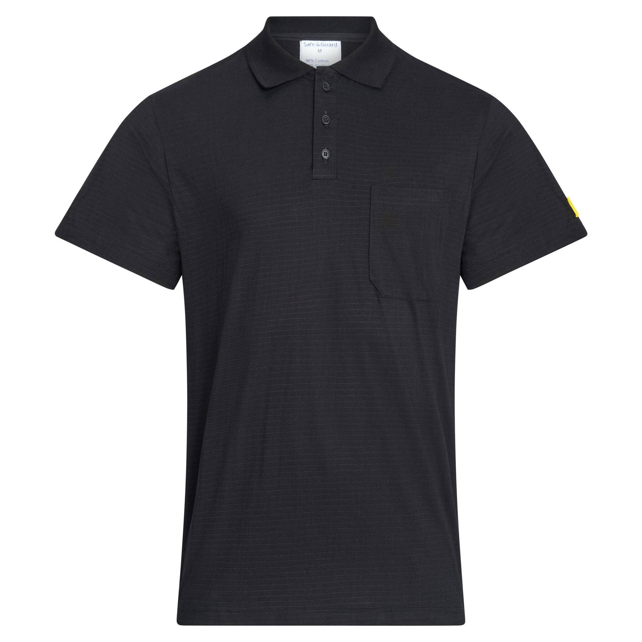 ESD-Poloshirt mit Brusttasche, 150g/m², schwarz, 3XL-0