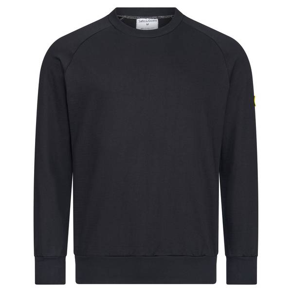 ESD-Sweatshirt, rundhals, 280g/m², schwarz, 3XL