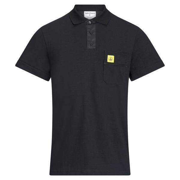 ESD-Poloshirt PRO PLUS, 210g/m², schwarz, S