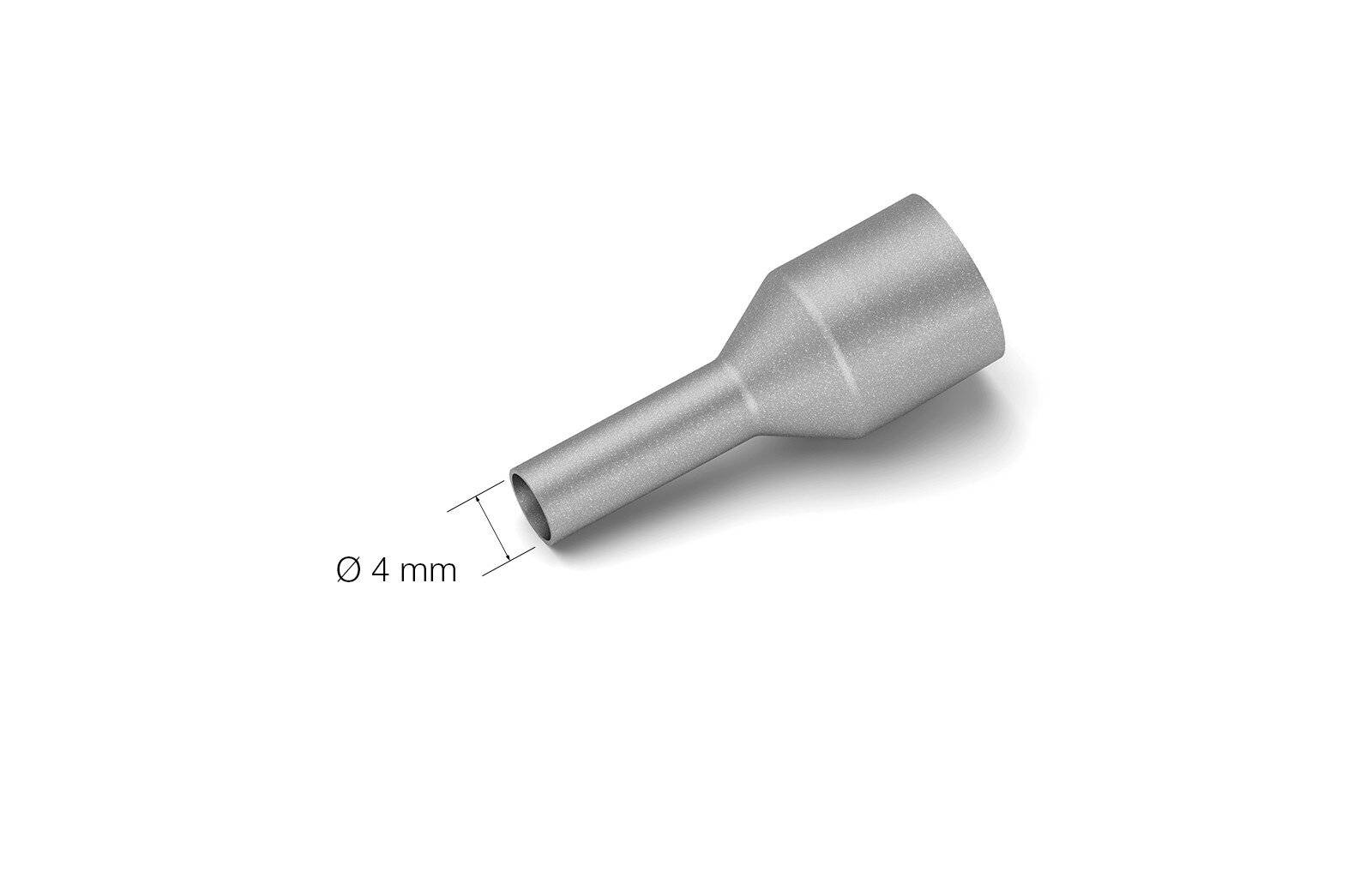 Heißluftdüse, gerade, Ø 4 mm, für TE-TB-0