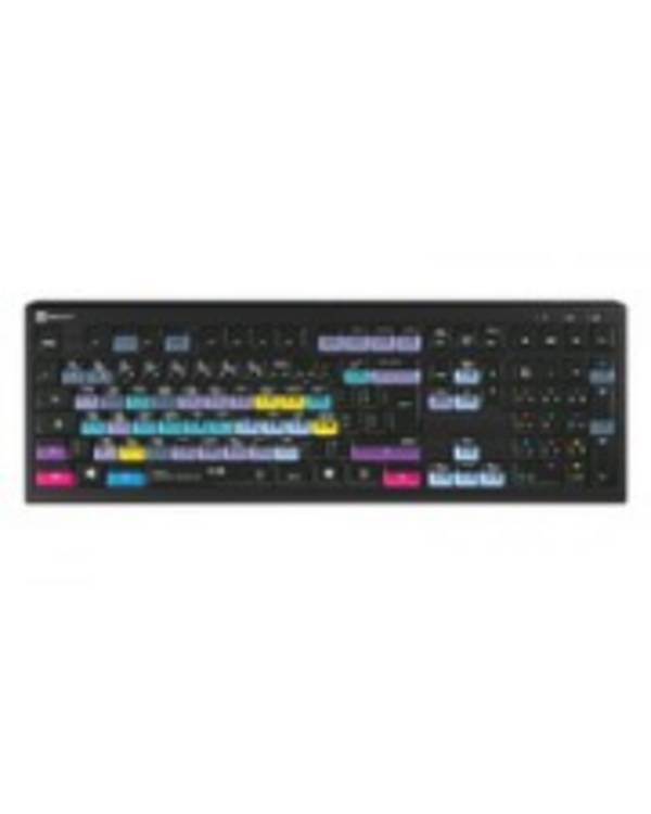 Logickeyboard ASTRA 2 - Volle Größe (100%) - Kabelgebunden - USB - Scherenschalter - Schwarz - TL: Französisch, AZERTY