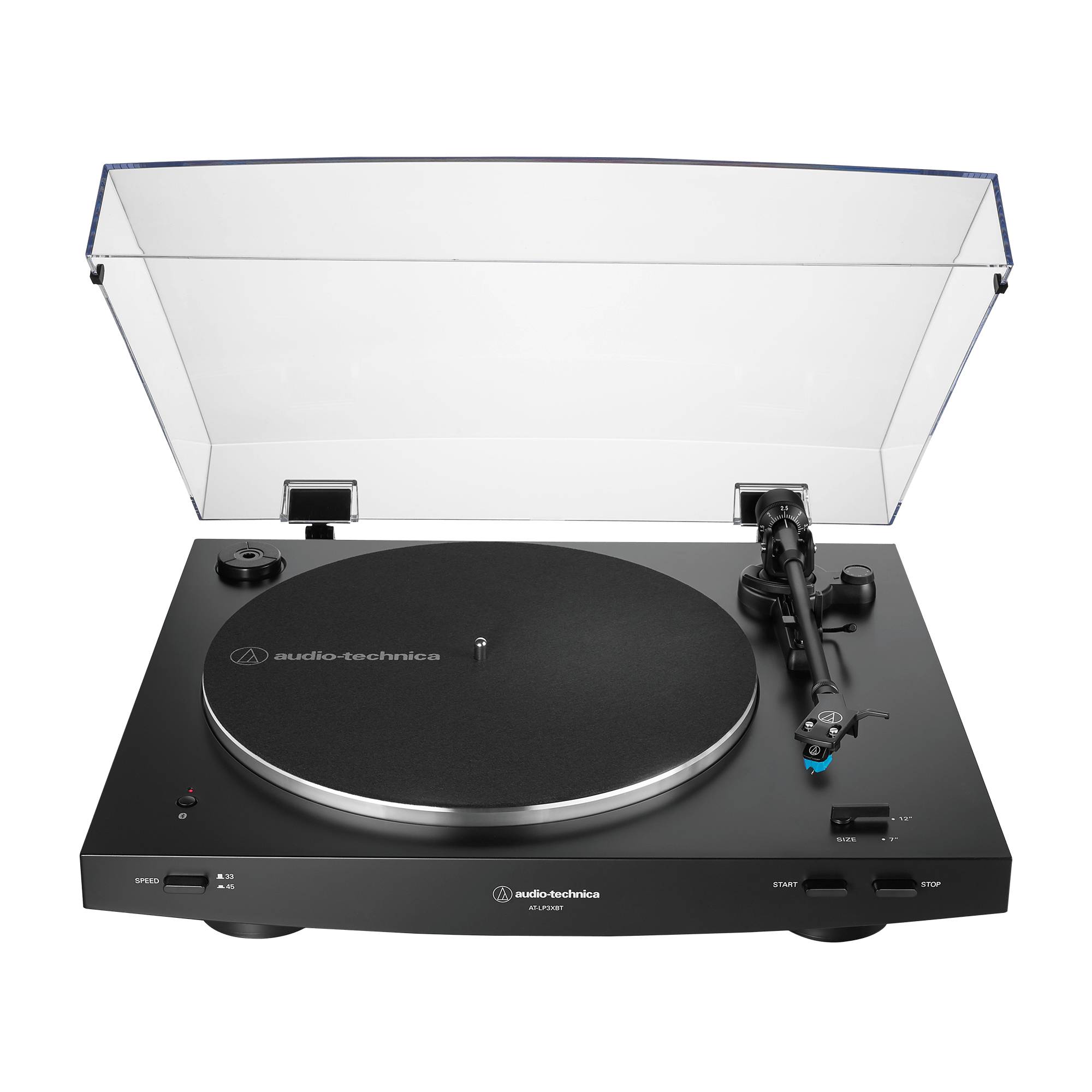 Audio-Technica Automatic Belt-Drive Turntable AT-LP3XBTBK Juodas - Schwarz-0