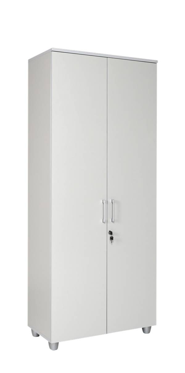 Aktenschrank, 80 cm x 40 cm x 190 cm, grau Dekor