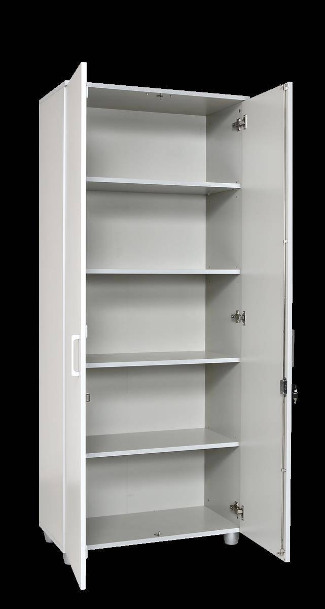 Aktenschrank, 80 cm x 40 cm x 190 cm, grau Dekor-1