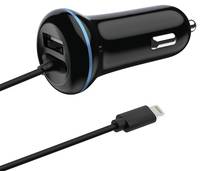 2GO 797169 - Auto - Zigarettenanzünder - 5 V - 1,4 m - Schwarz - USB-Kfz-Ladeger-0