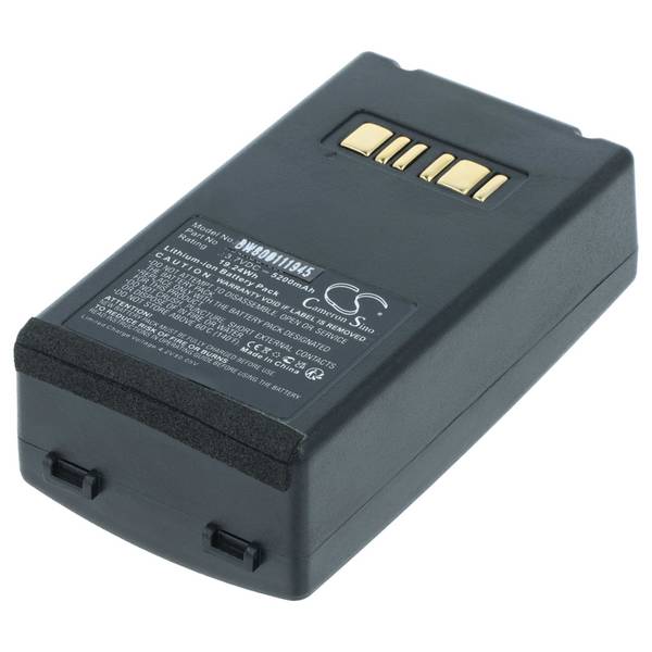 vhbw Akku Ersatz für Datalogic 94ACC1386 | BT-26, BT-10 für Barcodescanner POS (5200 mAh, 3,7 V, Li-Ion)