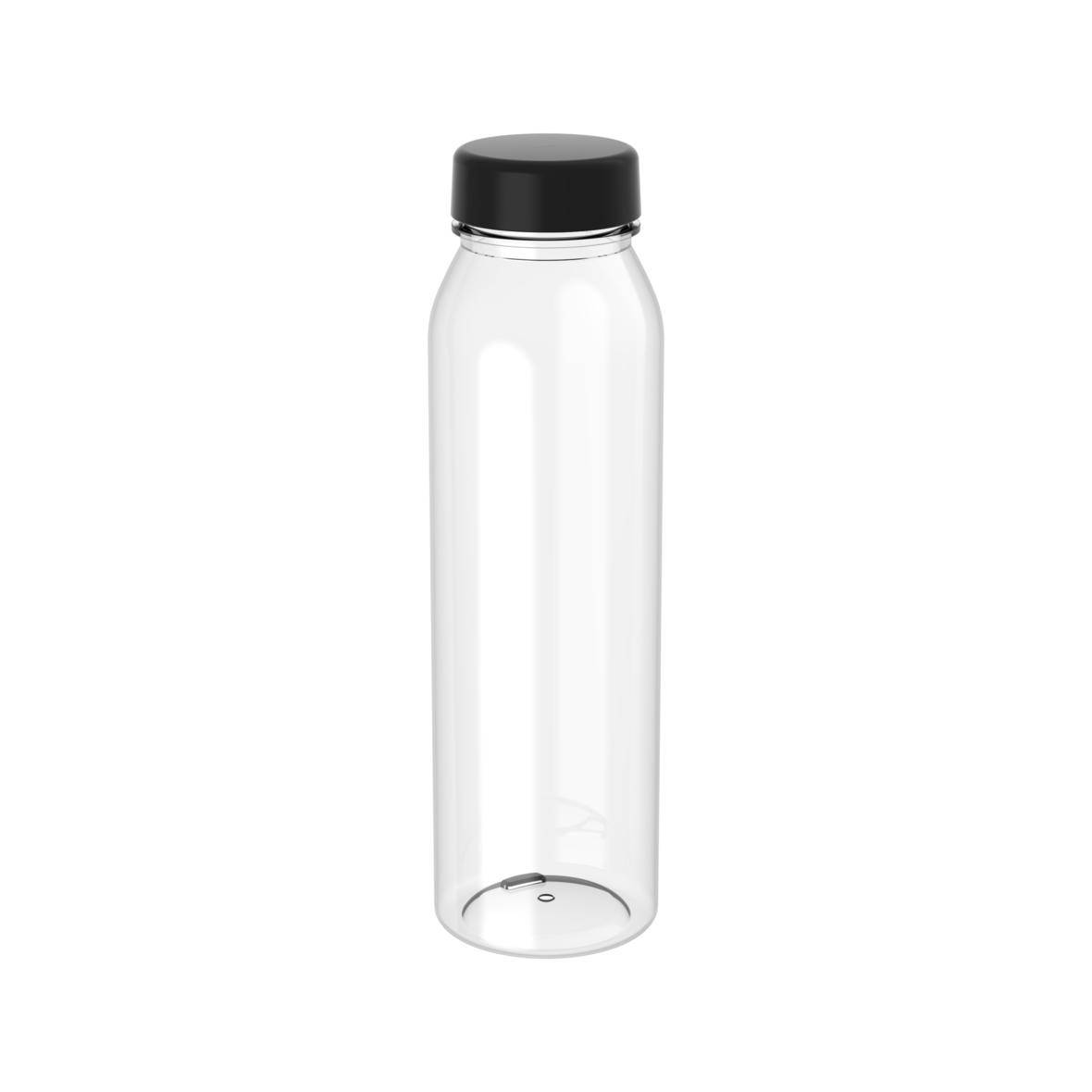 Trinkflasche Active "Refresh", 650 ml, transparent/schwarz-0