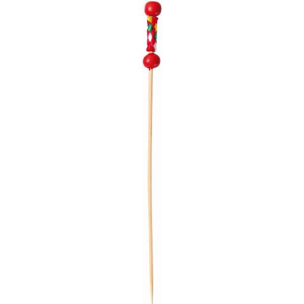 Bio Fingerfood-Spieße Reggae rot 120mm Bambus VE=100 Stück
