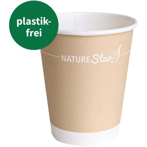 Kaffeebecher Bio Only Paper 100 ml DM 62mm Pappe VE=50 Stück