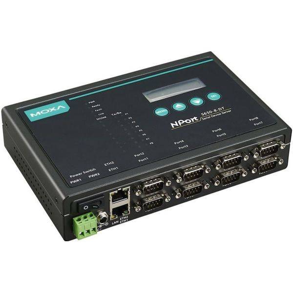 8-Port RS-232/422/485 Desktop-Geräteserver DB9-Steckern NPort 5650-8-DT-0