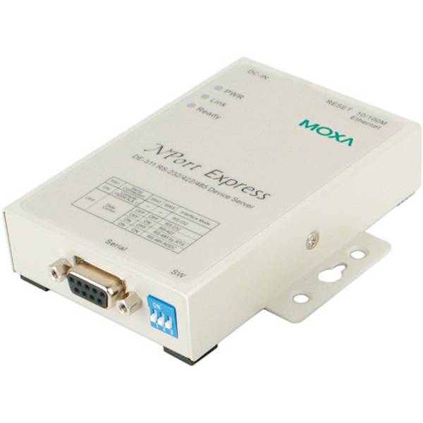 1-Port RS-232/422/485-Geräteserver mit 10/100 Mbit/s-Ethernet-Verbindung DE-311